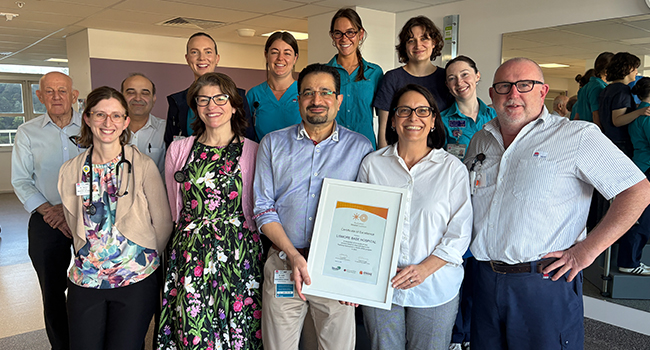 Photo of the LBH stroke team