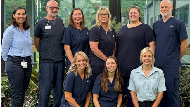 From left: Dee Robinson MHAOD Executive, Tim Priest, Annick Colfs, Ann Phillips, Megan Kelly, Ryan Hamilton, Elisha Field, Bella Thomas, Anna Howell