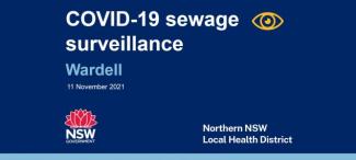 COVID-19 sewage detection at Wardell