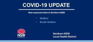 COVID-19 Update: New venues of concern - Grafton