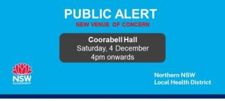 NEW Venue of concern - Coorabell Hall