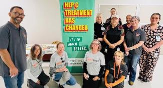 Photo of the HepC team