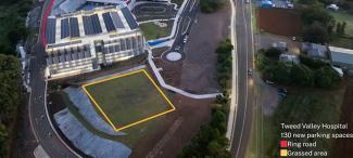 image of tweed valley hospital new parking location